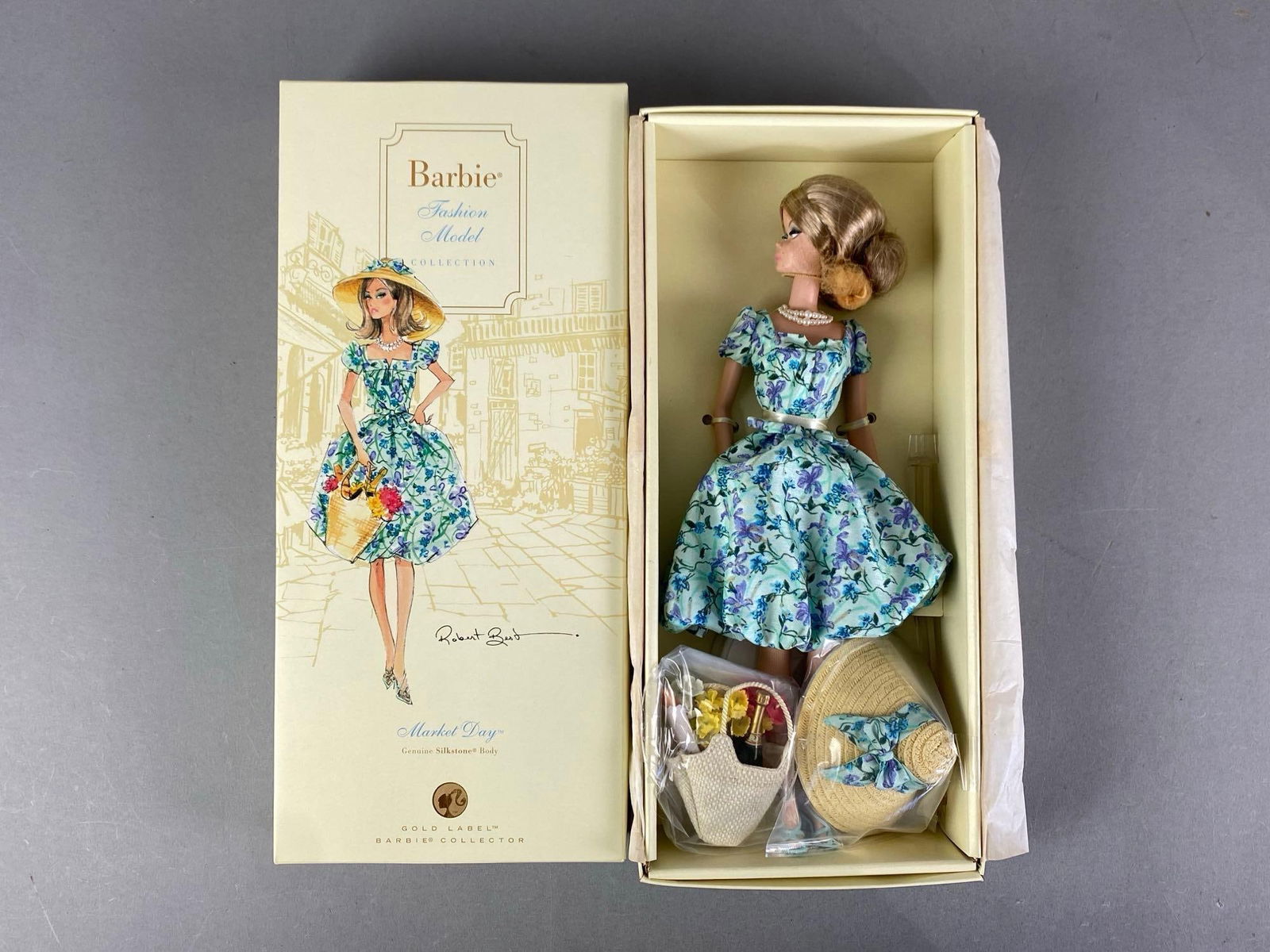 2007 Mattel Silkstone Barbie LE Market Day Fashion Doll (1 of 3)