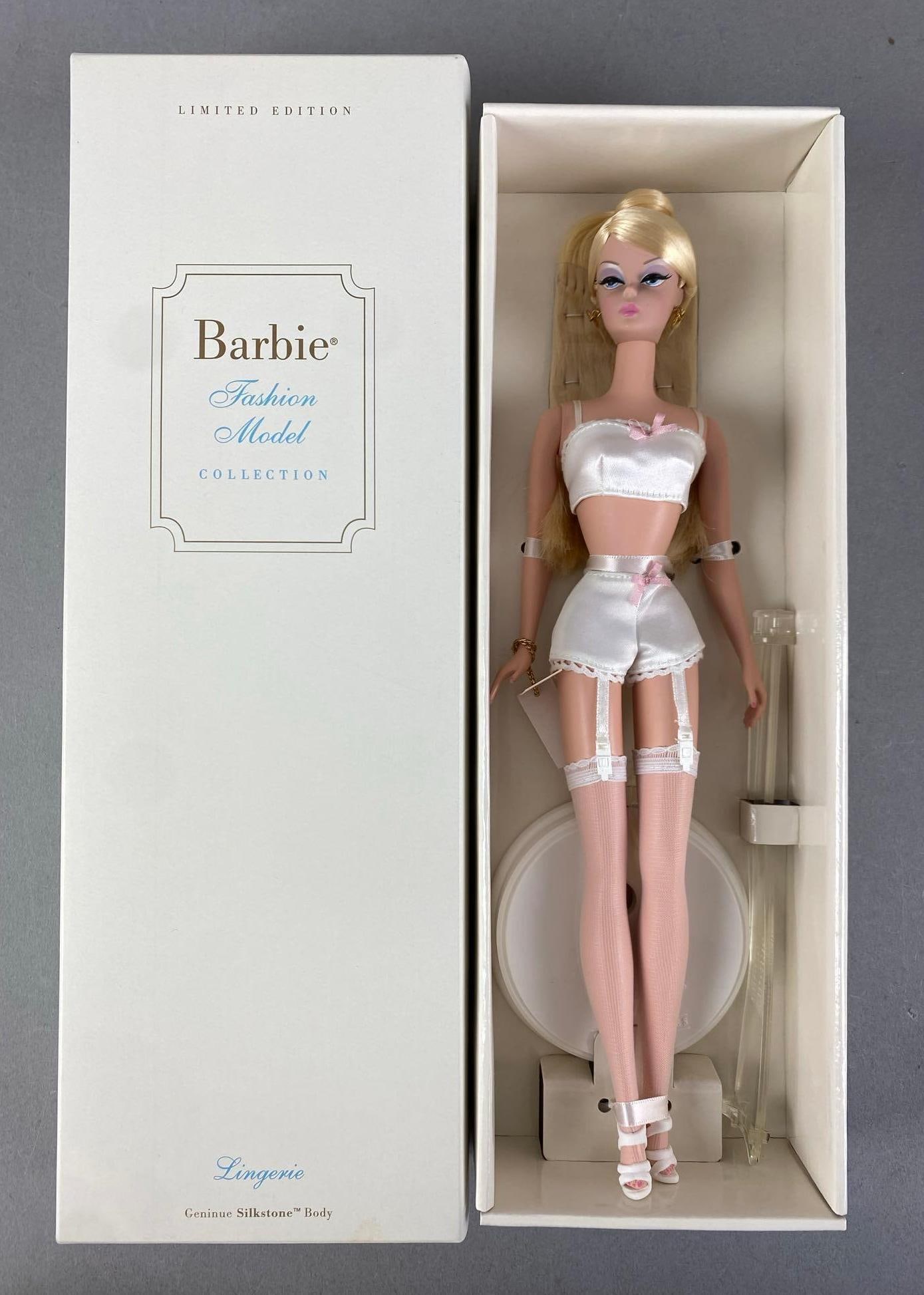 2000 Mattel Silkstone Barbie The Lingerie Fashion Doll: Limited edition, Fashion model collection, in original box, doll measures 11 1/2” H