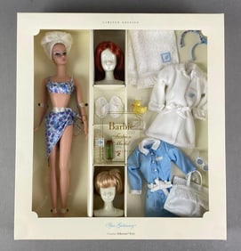 2003 Mattel Silkstone Barbie Spa Getaway Fashion Doll Giftset