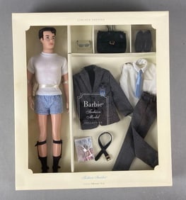 2002 Mattel Silkstone Barbie Fashion Insider Ken Fashion Doll Giftset