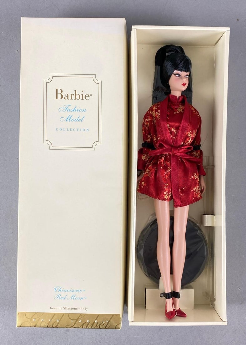 2004 Mattel Silkstone Barbie Chinoiserie Red Moon Fashion Doll: Fashion model collection, in original box, doll measures 11 1/2” H