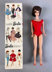 Vintage Mattel Barbie Bruenette Bubble Cut Fashion Doll