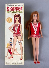 Vintage Mattel Barbie’s Little Sister Skipper Redhead Fashion Doll