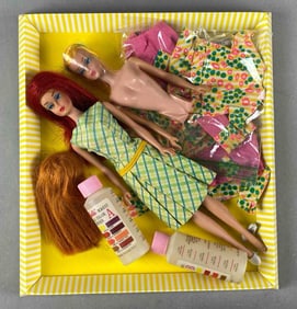 Vintage Mattel Color Swap Fashion Doll Set