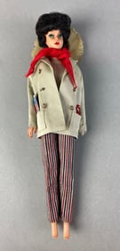 Vintage Mattel Barbie Brunette Bubble Cut Fashion Doll