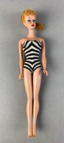 Vintage Mattel Barbie No. 4 Blonde Pony Tail Fashion Doll