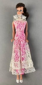 Vintage Mattel Barbie No. 5 Brunette Pony Tail Fashion Doll