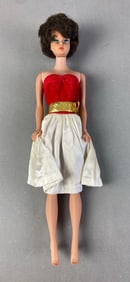 Vintage Mattel Barbie Brunette Bubble Cut Fashion Doll