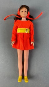 Vintage Mattel Skooter Brunette Fashion Doll