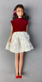 Vintage Mattel Skooter Brunette Fashion Doll