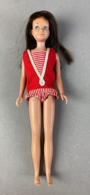 Vintage Mattel Straight Leg Skipper Brunette Fashion Doll