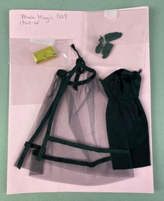1960s Mattel Barbie No. 1609 Black Magic Outfit