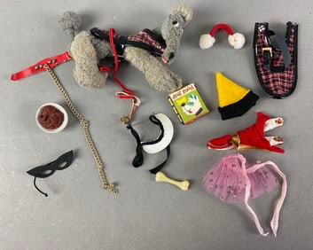 Group of Mattel Barbie’s Poodle and Accessoires