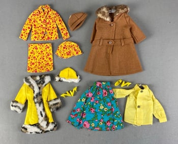 Group of Mattel Barbie Outfits and Accessories