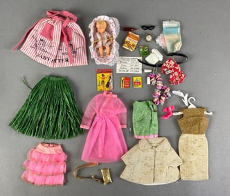Group of Mattel Barbie Outfits and Accessories