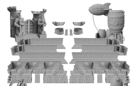 Warhammer: Bloodbowl Lovecraft Dwarf Resin Stadium