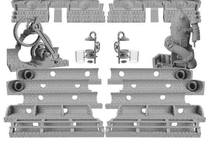 Warhammer: Bloodbowl Lovecraft Ratmen Resin Stadium