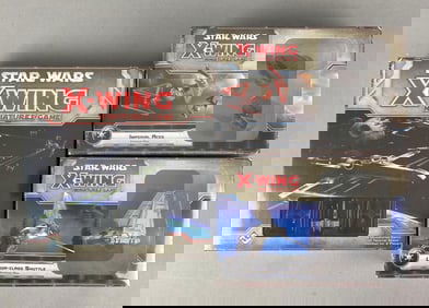 Group of Star Wars X-Wing Tabletop Miniatures Gamea