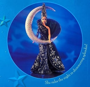 1996 Mattel Bob Mackie Moon Goddess Barbie Fashion Doll