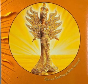 1995 Mattel Bob Mackie Goddess of the Sun Barbie Fashion Doll