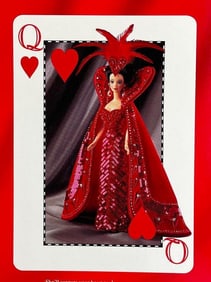 1994 Mattel Bob Mackie Queen of Hearts Barbie Fashion Doll