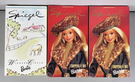 Group of Mattel Spiegel Barbie Fashion Dolls
