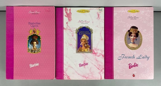 Group of Mattel Great Eras Collection Barbie Fashion Dolls
