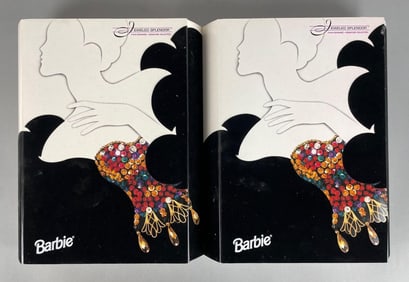 Group of Mattel Jeweled Splendor Barbie Fashion Dolls