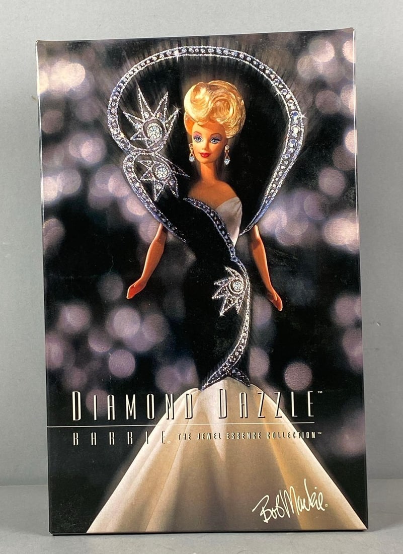 1996 Mattel Bob Mackie Diamond Dazzle Barbie Fashion Doll (1 of 3)
