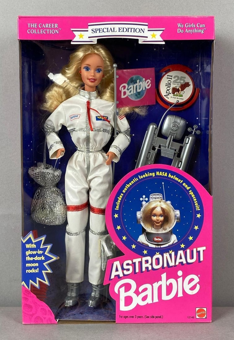 1994 Mattel Barbie Astronaut Fashion Doll: Sealed, The Career Collection