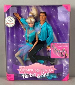 1997 Mattel Barbie and Ken Olympic Fashion Dolls