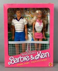 1988 Mattel Barbie and Ken Tennis Stars Fashion Folls