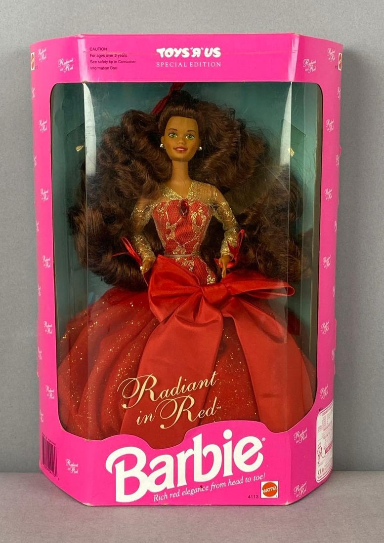 1992 Mattel Barbie Radiant in Red Fashion Doll (1 of 3)