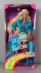 1993 Mattel Barbie Western Stampin Fashion Doll