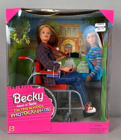 1998 Mattel Becky I’m The School Photographer Fashion Doll