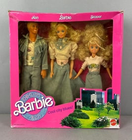 1989 Mattel Barbie Denim Fun Fashion Dolls