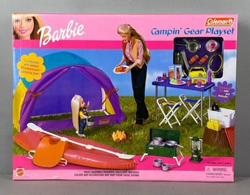 2001 Mattel Barbie Coleman Campin Gear Playset