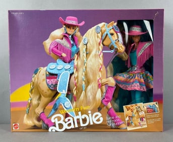 1990 Mattel Barbie Western Fun Fashion Doll