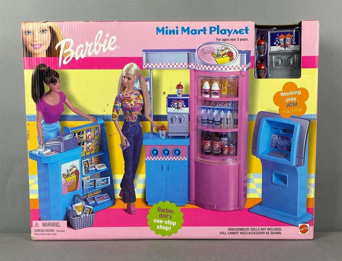 2002 Mattel Barbie Mini Mart Playset (1 of 3)