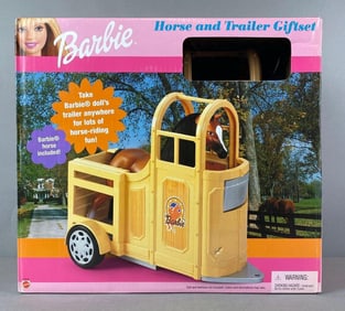 2000 Mattel Barbie Horse and Trailer