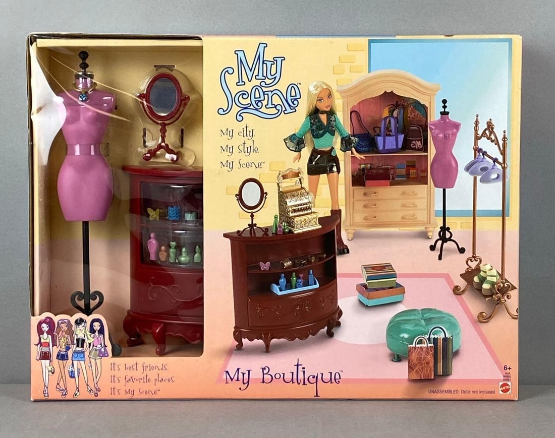 2003 Mattel Barbie My Boutique: In original packaging. My Scene.