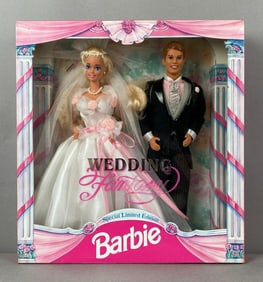 1993 Mattel Barbie Wedding Fantasy Fashion Dolls