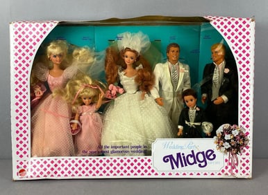 1990 Mattel Barbie Midge Wedding Party Fashion Dolls
