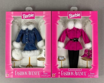 Group of 2 Mattel Barbie Fashion Avenue Outfits
