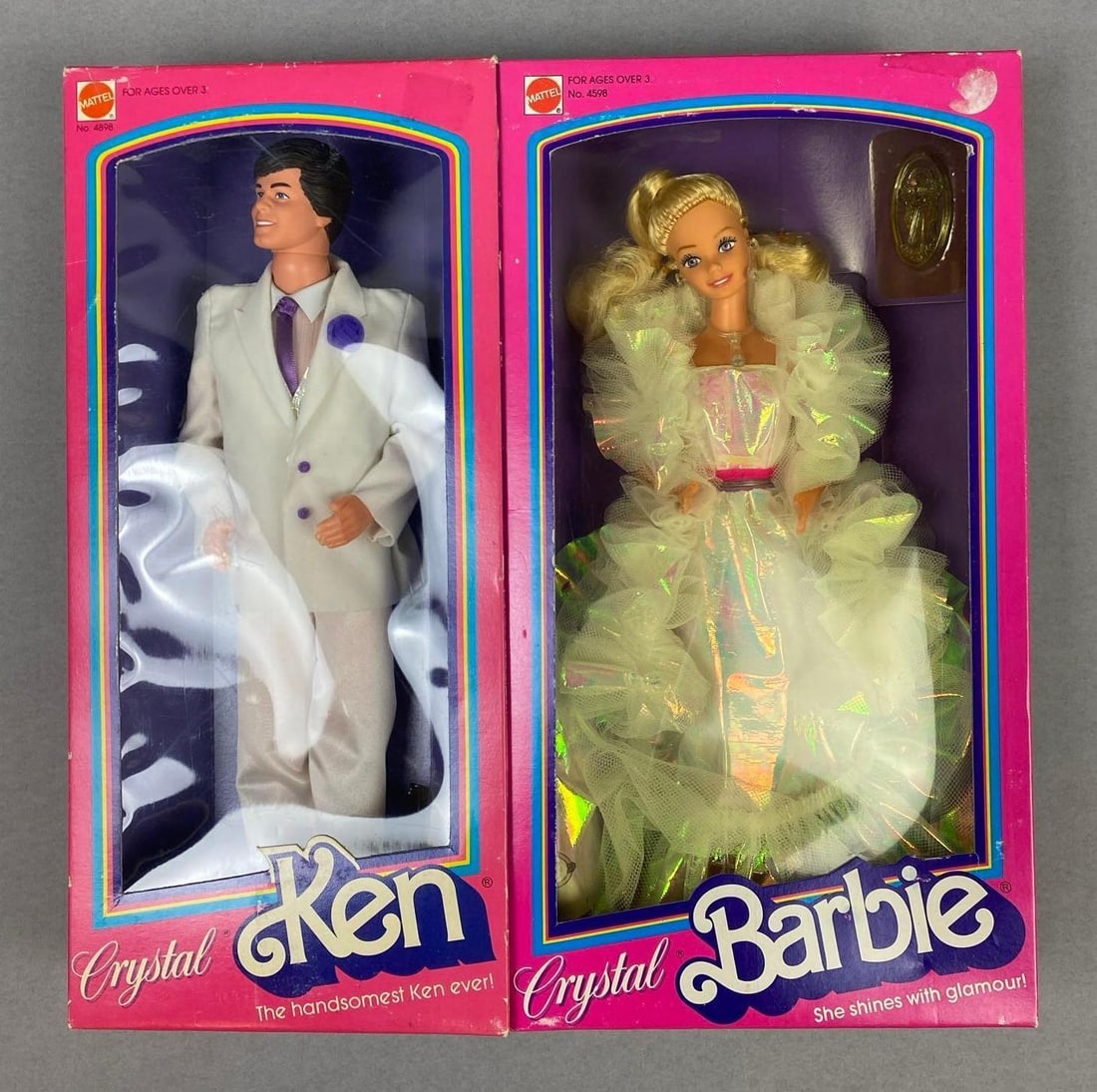 Group of 2 Mattel Crystal Barbie Fashion Dolls (1 of 2)