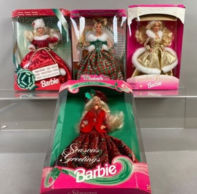 Group of 4 Mattel Barbie