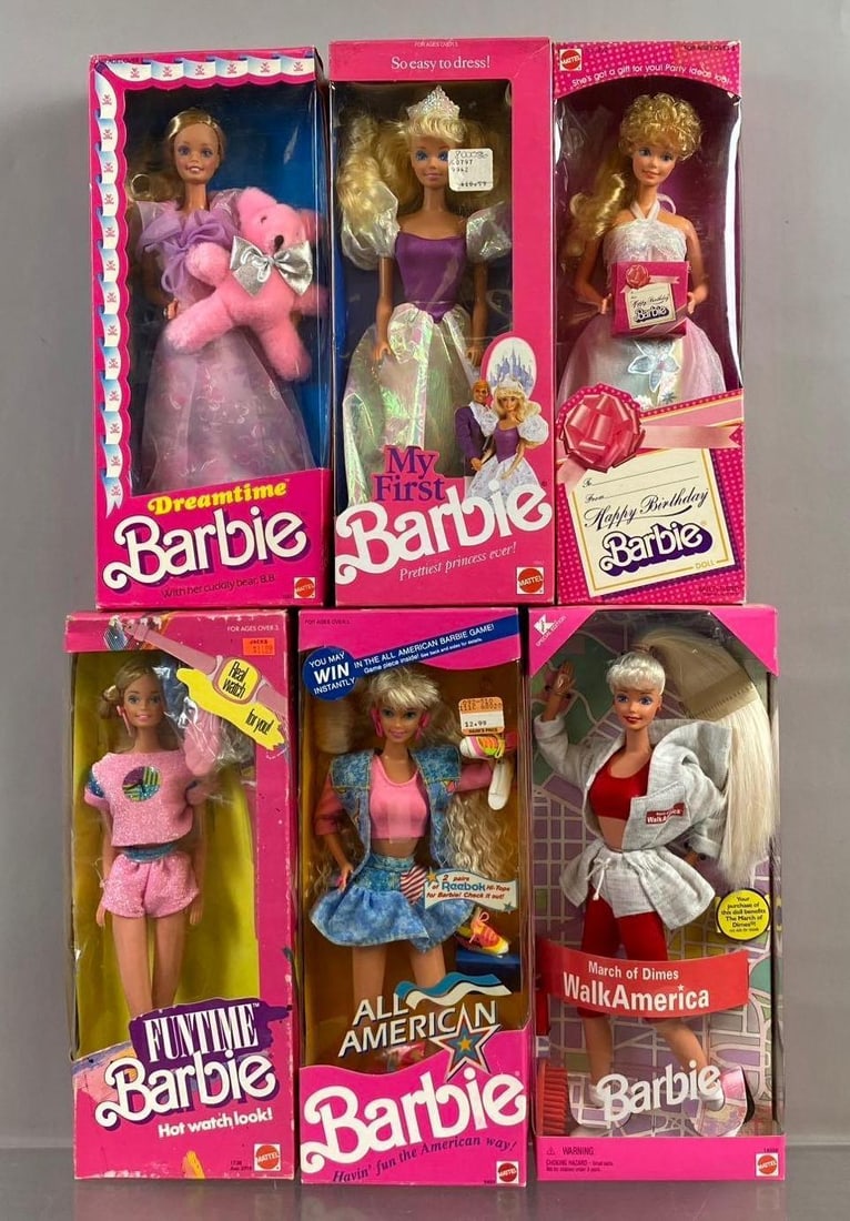 Group of 6 Mattel Barbie Fashion Dolls (1 of 2)