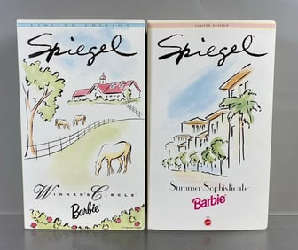 Group of 2 Mattel Spiegel Barbie Fashion Dolls