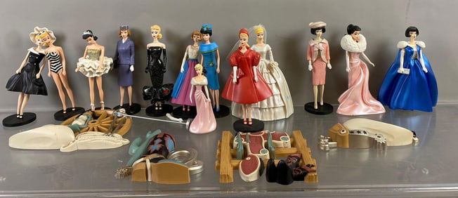 Group of Assorted Mattel Barbie Figurines