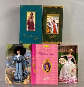 Group of 5 Mattel Barbie Fashion Dolls